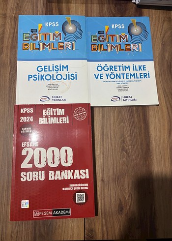 KPSS 2024 Eğitim Bilimleri Soru Bankası Seti