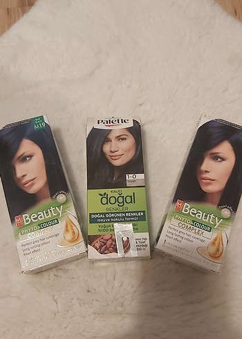 Palette Beauty Doğal Saç Boyası 1-0 Siyah 3 adet - Görsel 2