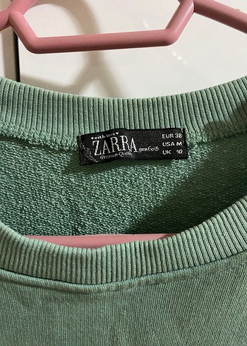 Yeşil Mini Kadın Sweatshirt - Görsel 2