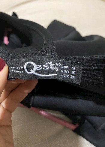 Sırt Dekolteli Siyah Mini Elbise - Görsel 3