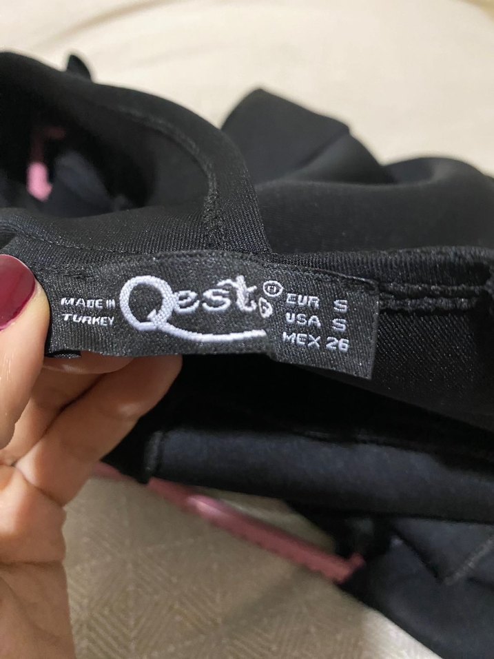 Sırt Dekolteli Siyah Mini Elbise - Görsel 3