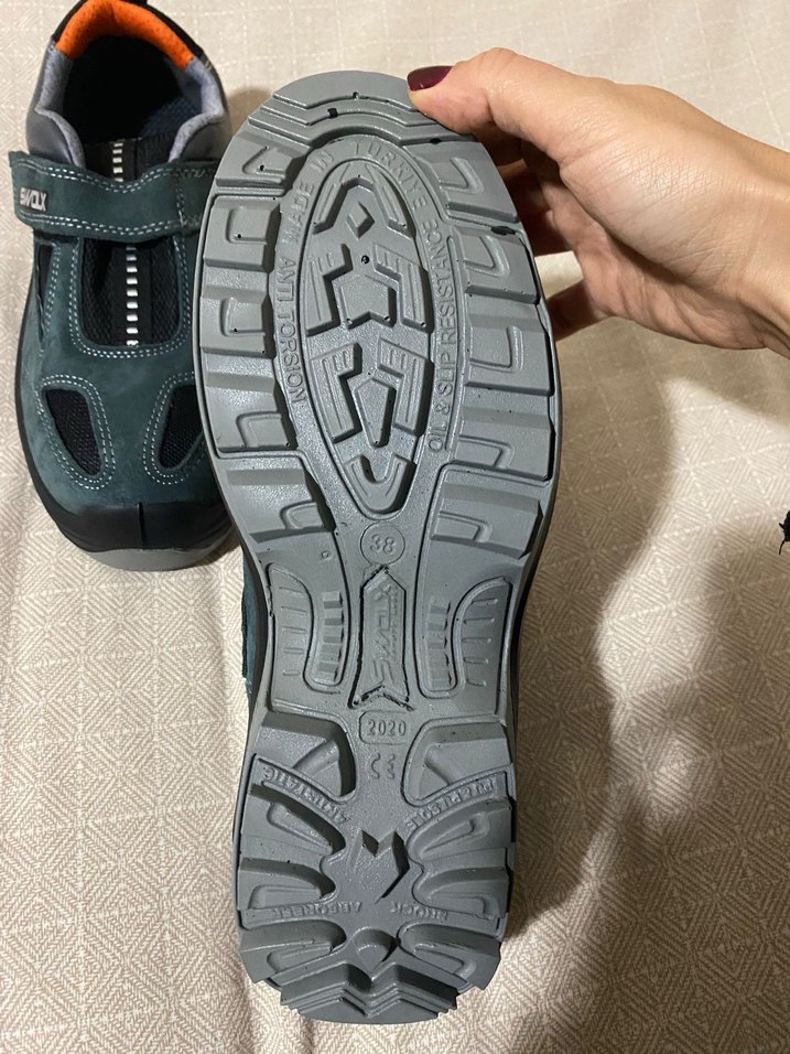 Gri Bot Velcro Bantlı 38 numara - Görsel 2