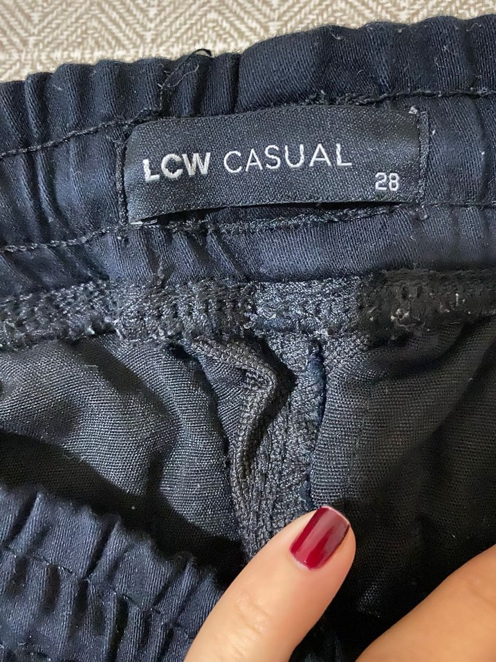 Erkek Çocuk Lacivert Bel Detaylı Kot Pantolon - Görsel 2