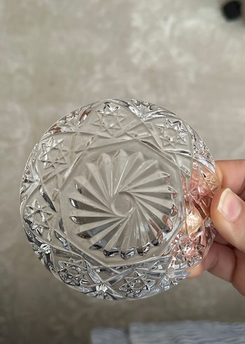 Beyaz Parlak Bohem Tarzı çay tabağı 4lü - Görsel 2