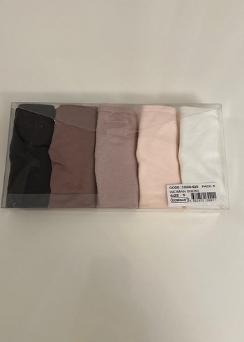 Kadın Çok Renkli Bikinili 5'li İç Çamaşırı Seti - Görsel 3