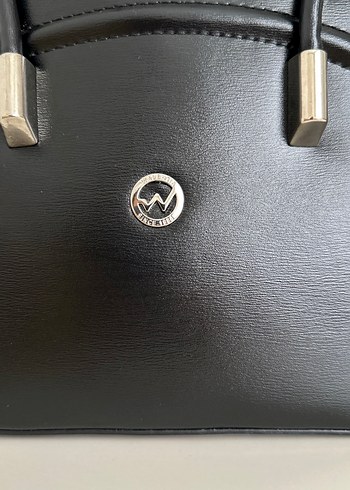 Siyah Deri Kadın Çanta - Görsel 2