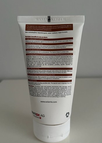 Orjinal Solante Pigmenta SPF 50+ Güneş Koruyucu Losyon - Görsel 2
