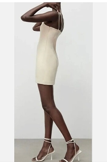xl Beden camel Renk Zara mini elbise