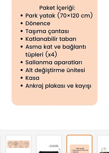 Bestido Siyah Katlanabilir Oyun Parkı ve Yatak