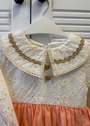 Dantel Detaylı Bohem Kız Çocuk Elbise - Görsel 3