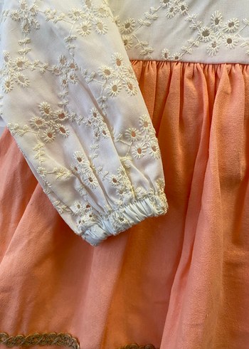 Dantel Detaylı Bohem Kız Çocuk Elbise - Görsel 2