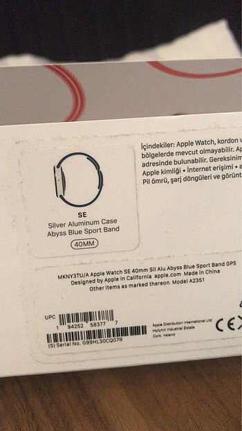  Beden Renk Apple Watch SE