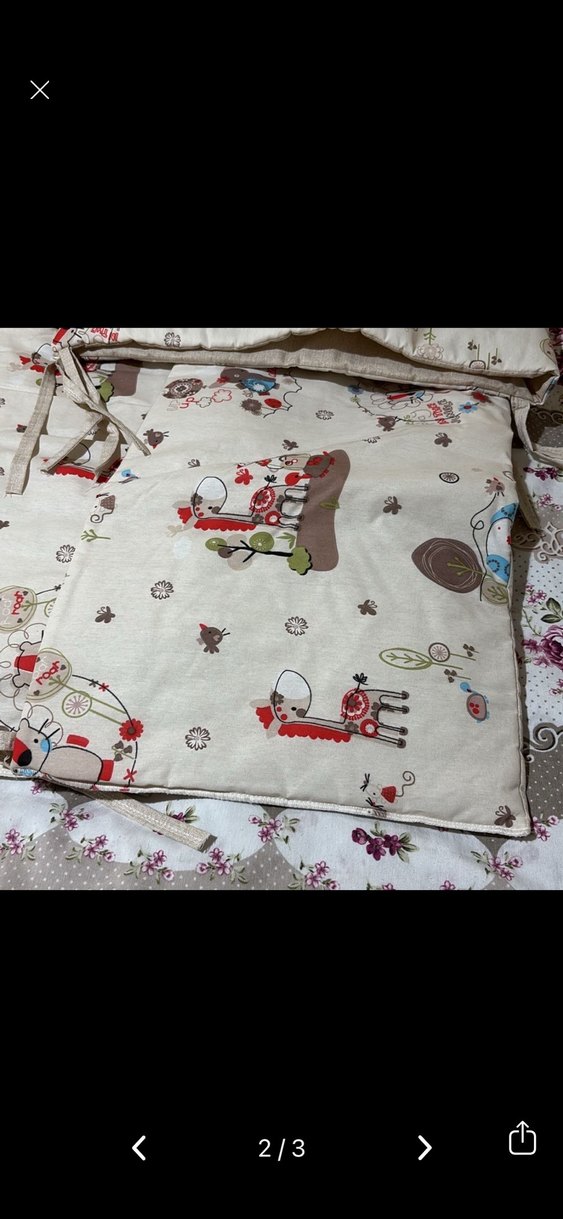 Çocuklar için İşlemeli Kahverengi Uyku Seti - Görsel 2