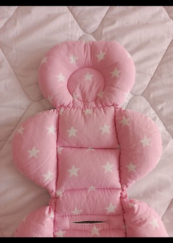 Pembe Yıldız Desenli Bebek Destek Minderi - Görsel 2