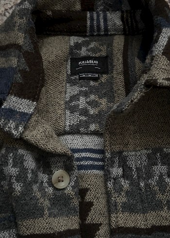 Desenli Yün Bohem Kadın Ceket - Görsel 2