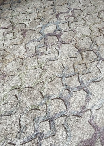 Çok Renkli Gri Soyut Desenli Modern Halı - Görsel 2