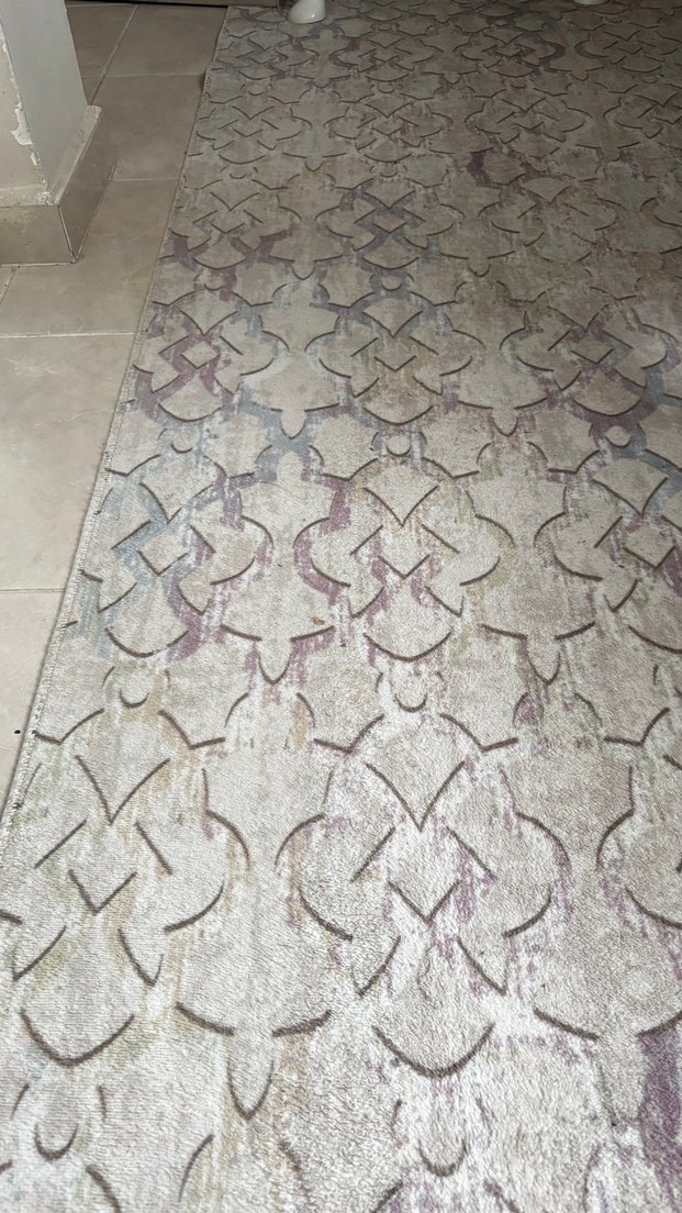 Çok Renkli Gri Soyut Desenli Modern Halı - Görsel 3