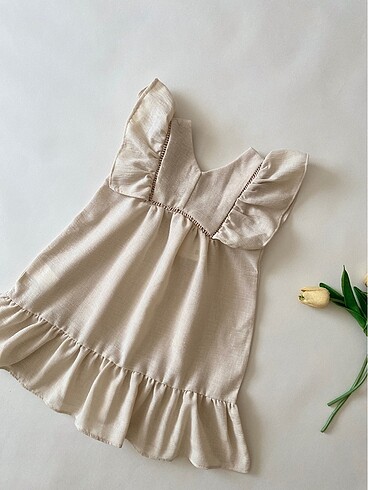 Zara Keten Elbise