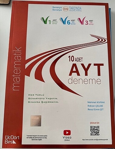 345 AYT MATEMATİK 10lu DENEME