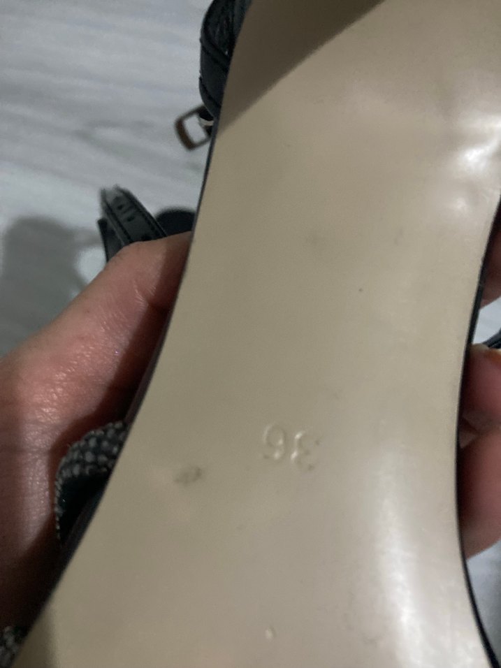 Siyah  Tokalı İnce Topuklu Ayakkabı fabrika marka - Görsel 3