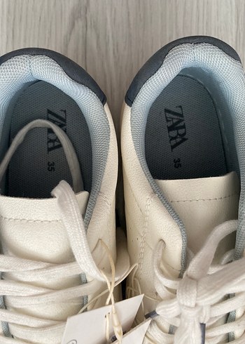 Beyaz Kadın zara Sneaker - Görsel 4