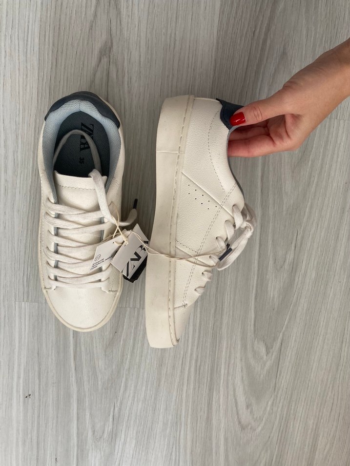 Beyaz Kadın zara Sneaker - Görsel 5