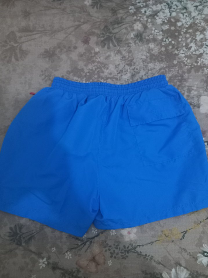 Mavi Rahat Kesim Erkek Şort - Görsel 2