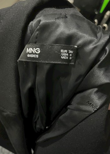 Mango Mango 36 Beden Siyah Kadın Blazer Ceket