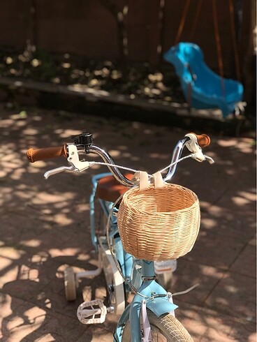  Beden camel Renk Rattan Bisiklet Sepeti