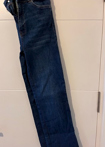 Lacivert Kadın Midi Boy Regular Fit Jean