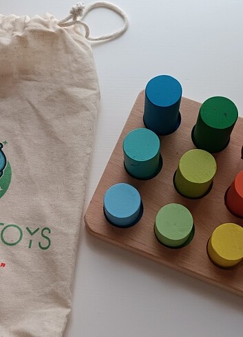 MOCCOTOYS Montessori Eşleştirme Silindir