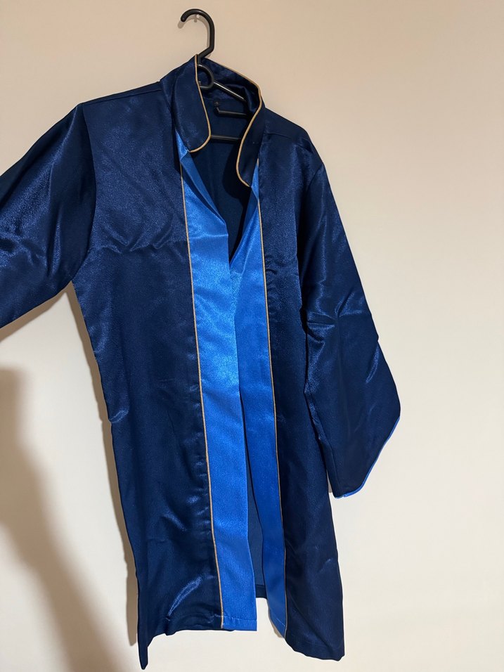 Mavi Kadın Mezuniyet Şapkası Püsküllü - Görsel 3