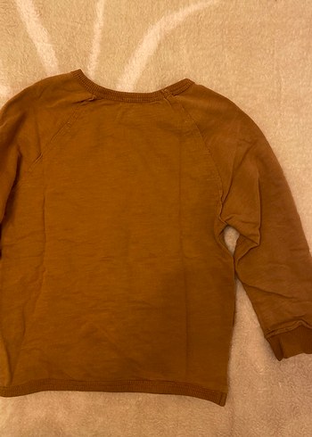 Erkek Çocuk Kahverengi Uzun Kollu Sweatshirt - Görsel 2