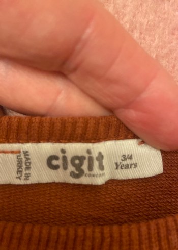 Erkek Çocuk Kahverengi Uzun Kollu Sweatshirt - Görsel 3