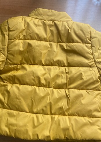 Kız Çocuk Sarı Fermuarlı mont - Görsel 2