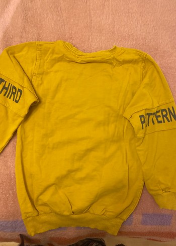 Sarı Kapüşonlu Erkek Sweatshirt - Görsel 2