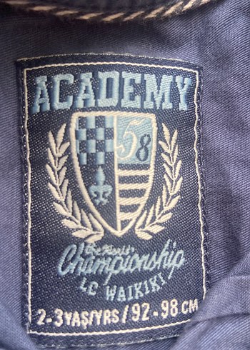 Erkek Çocuk Koyu Mavi Denim Gömlek - Görsel 3