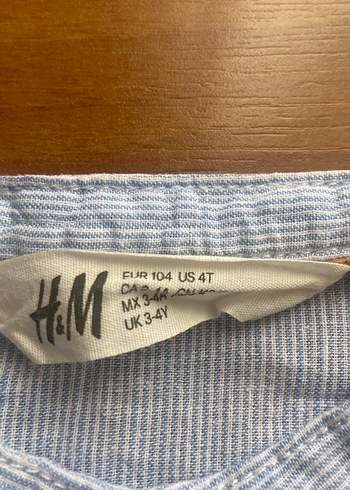 Erkek Çocuk Bej Keten Uzun Kollu Gömlek - Görsel 3