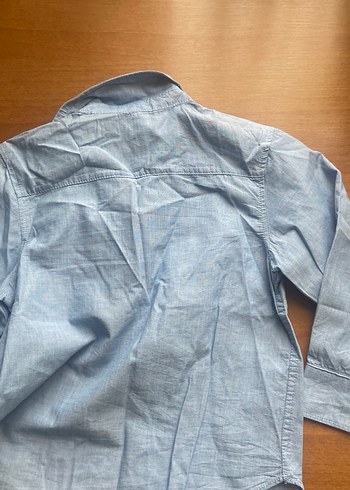 Erkek Çocuk Uzun Kollu Denim Gömlek - Görsel 2