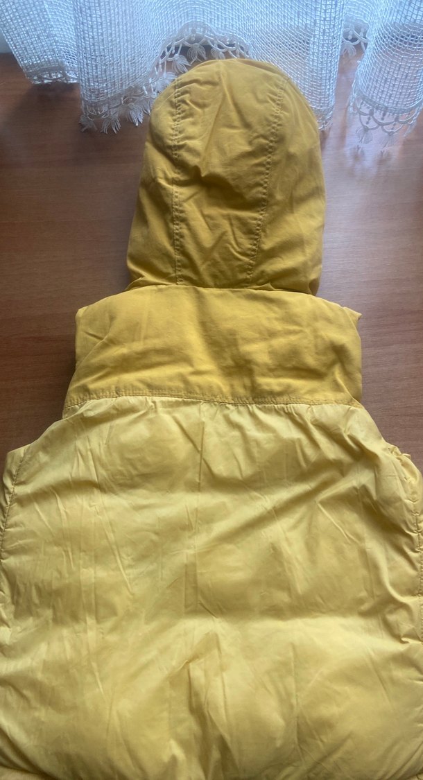 Sarı Erkek Çocuk Fermuarlı Yelek - Görsel 2