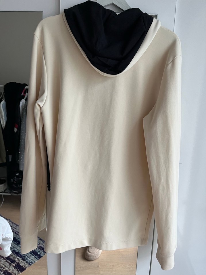 Erkek Gri Fermuarlı Kapüşonlu Sweatshirt - Görsel 2