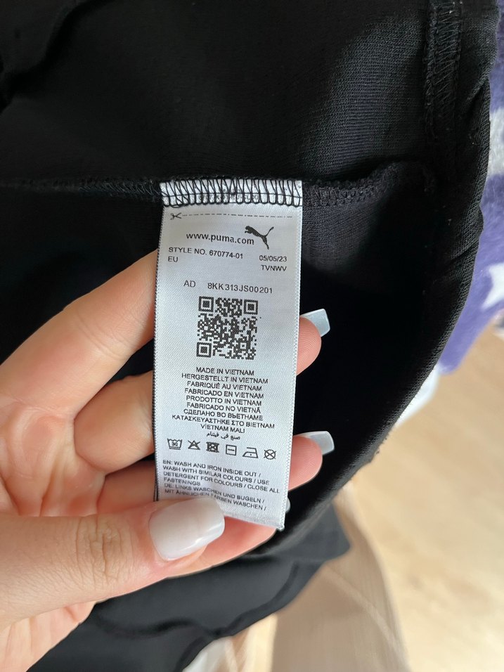 Puma Siyah Yüksek Yakalı Kadın Ceket - Görsel 3