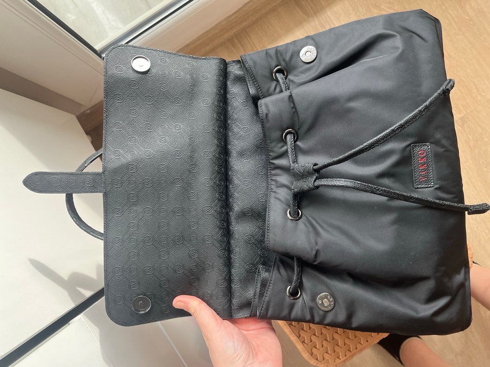 Siyah Deri Kemerli Gotik Kadın Çanta - Görsel 2