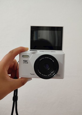Beyaz 5K Ultra HD Dijital Kamera