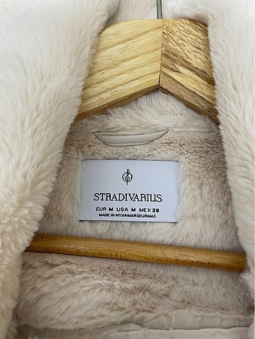 m Beden Stradivarius suni deri biker ceket