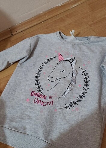 Unicorn kız çocuk sweat