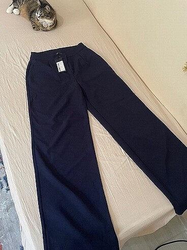 wide leg kumaş pantolon