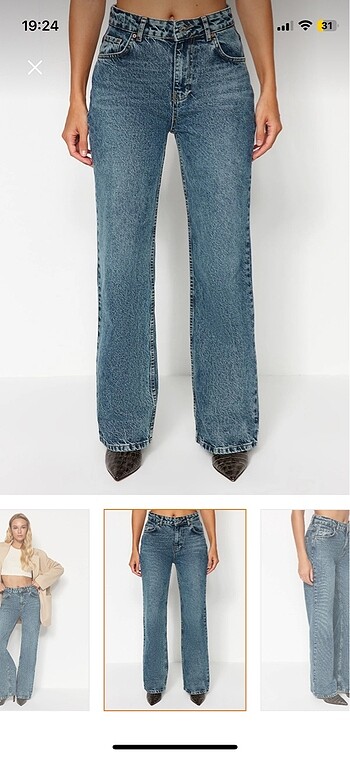 trendyolmilla wide leg jean