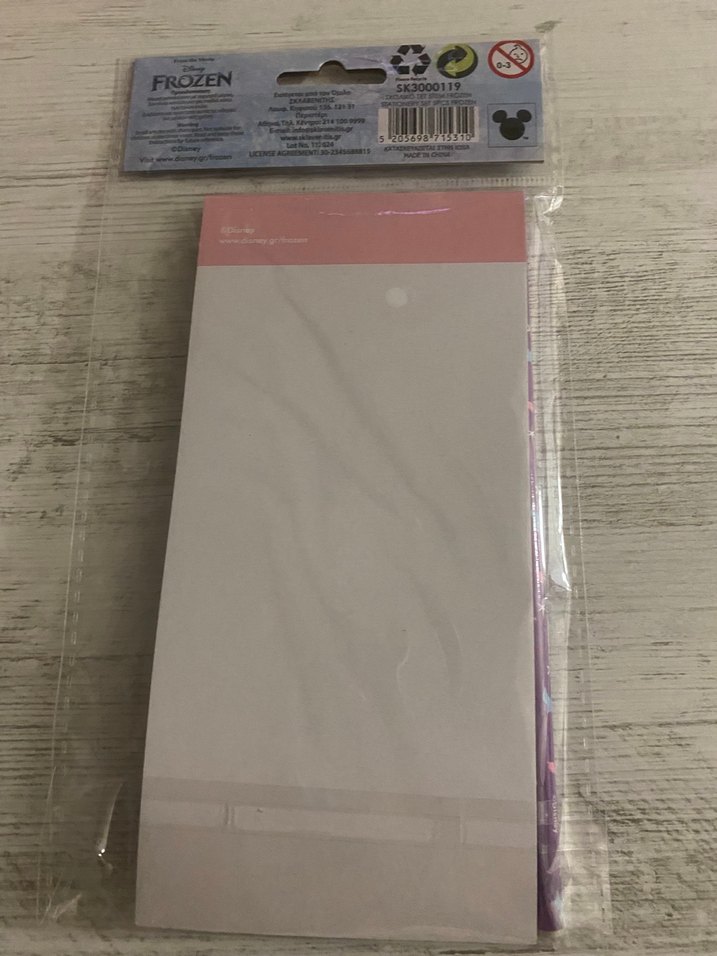 Frozen not defteri,kalem,kalemtraş,silgi ve cetvel seti - Görsel 2