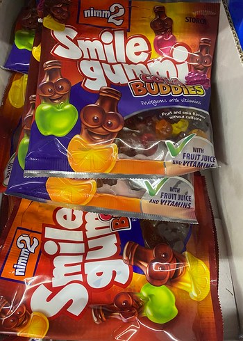 nimm2 Smile Gums Cola Buddies Meyve Aromalı